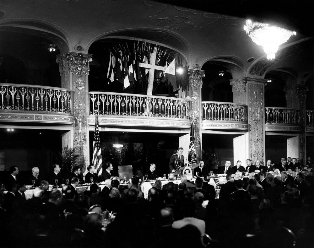 President John F. Kennedy at the Prayer Breakfast